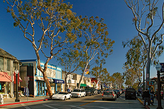 Balboa Island, Newport Beach, California.