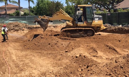 grading, construction