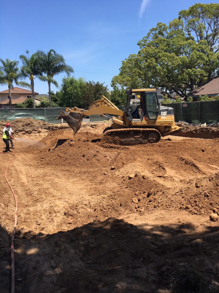 grading, construction